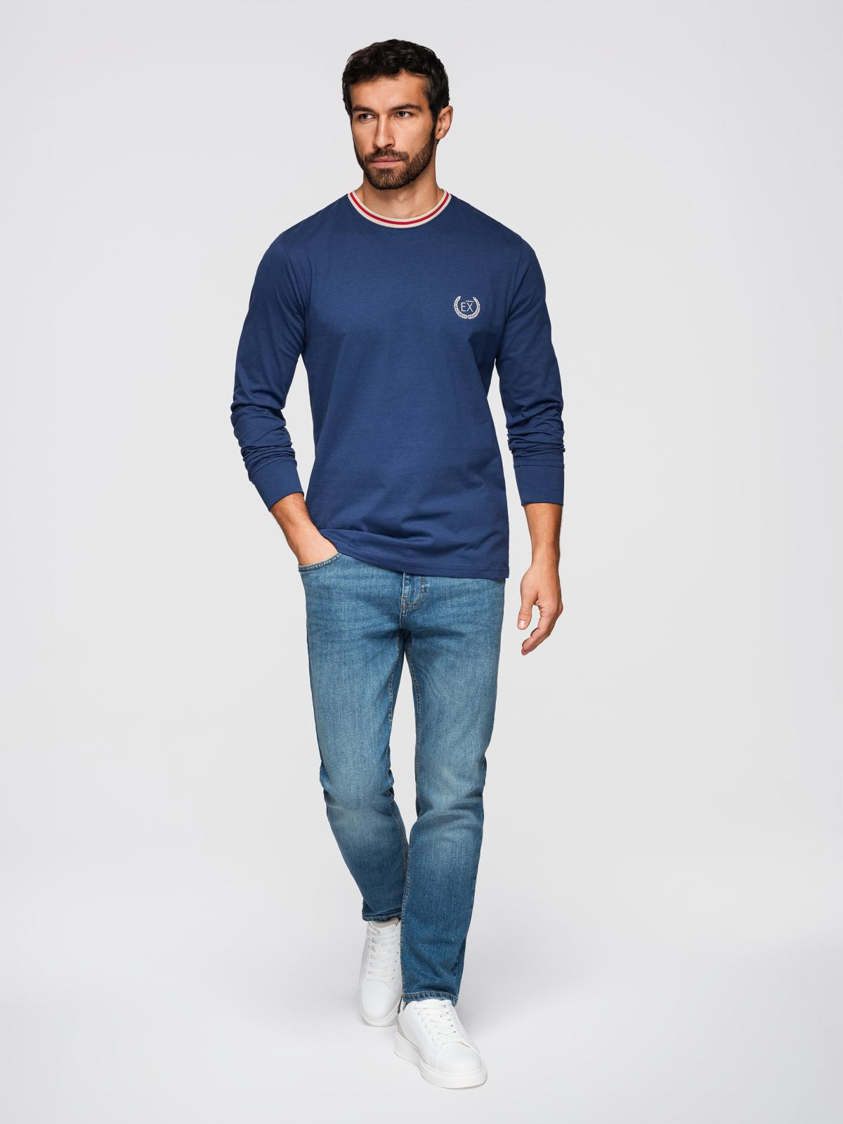 Ombre Clothing meeste pika varrukaga puuvillane särk - Image 12