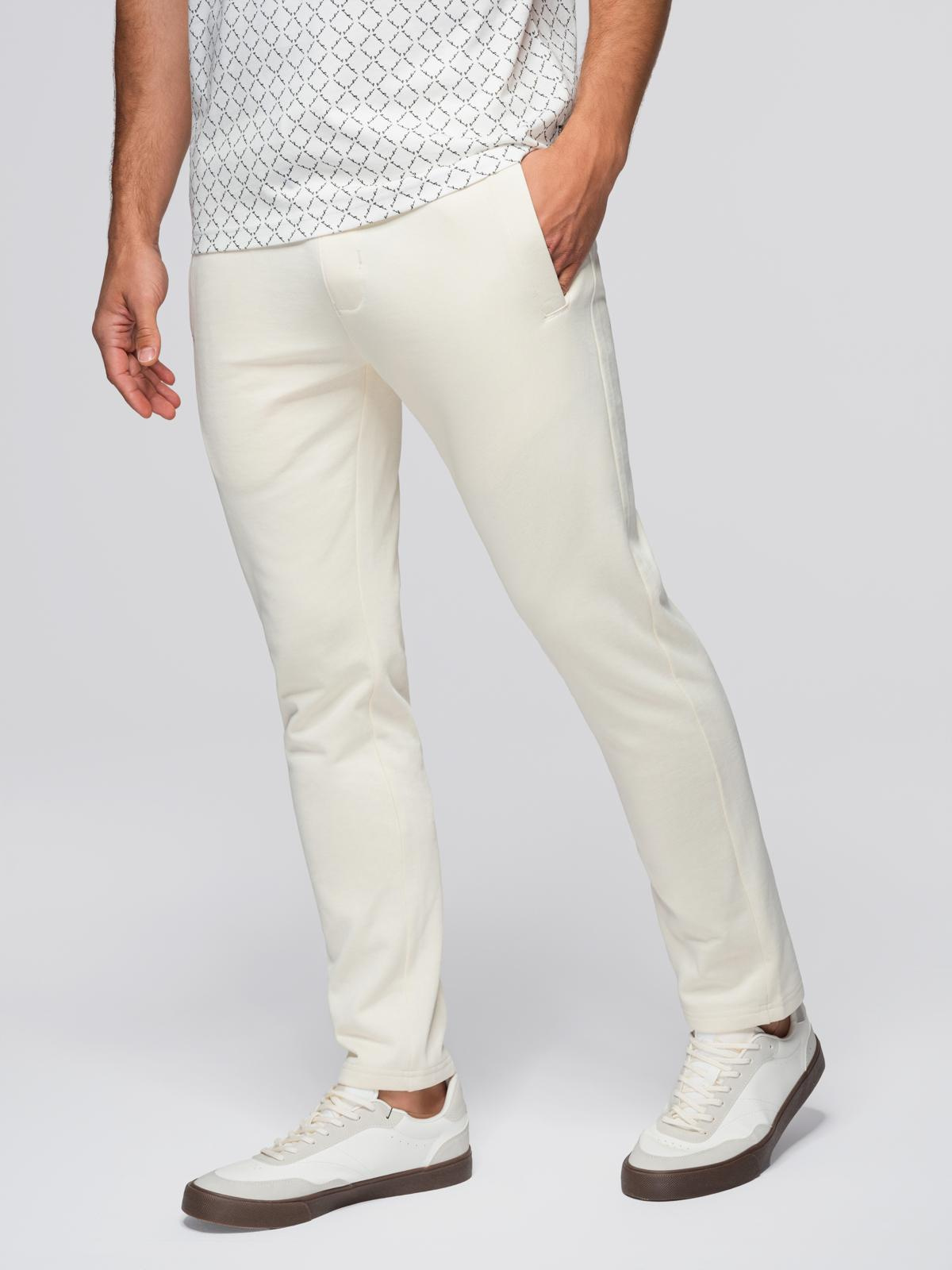 Ombre Clothing meeste puuvillased sirge lõikega dressipüksid - Image 53