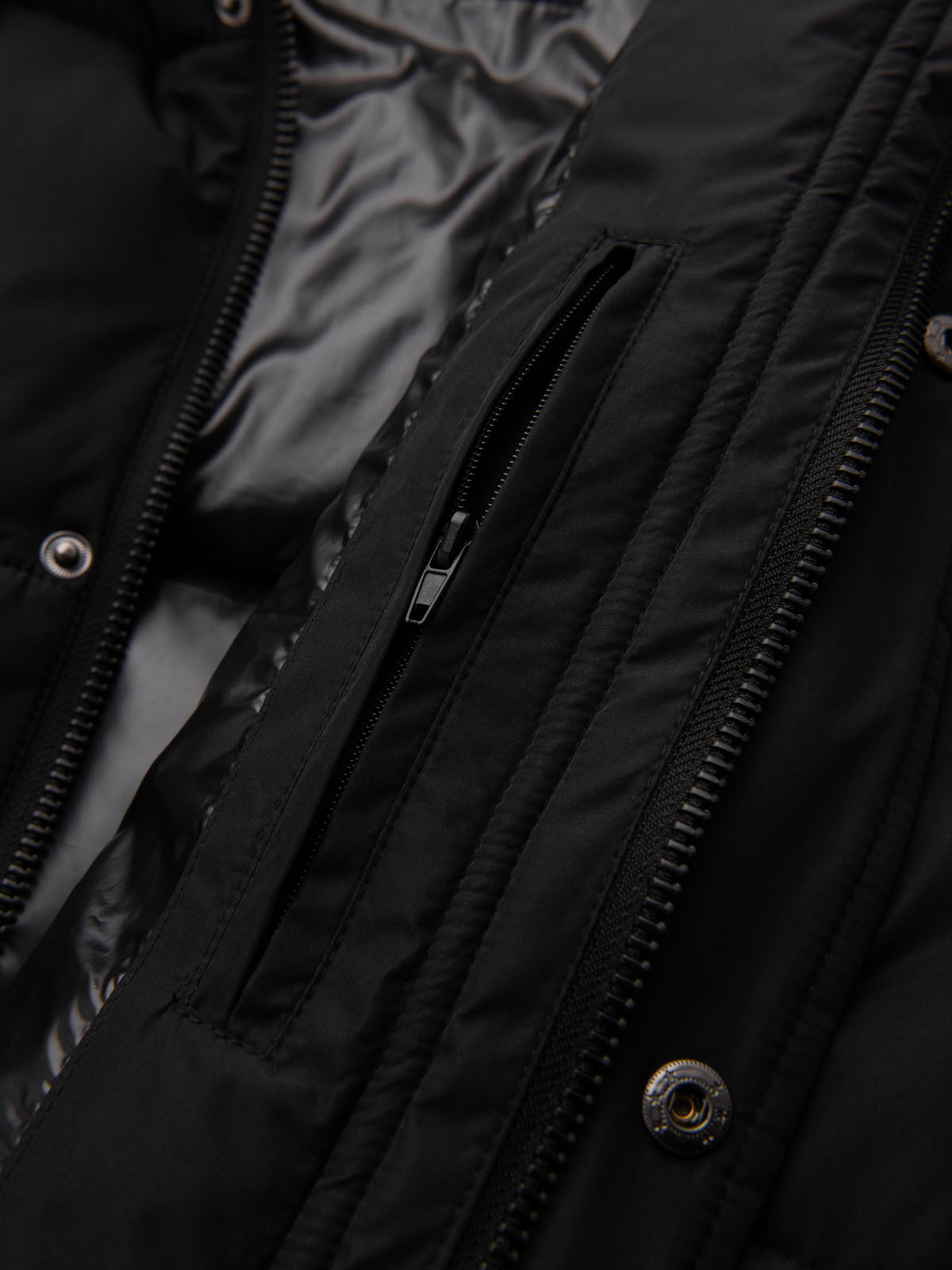 Meeste tepitud pikem talvejope kapuutsiga Ombre Clothing - Image 14
