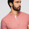 Meeste püstkrae ja nööpidega polosärk Ombre Clothing - Thumbnail Image 177