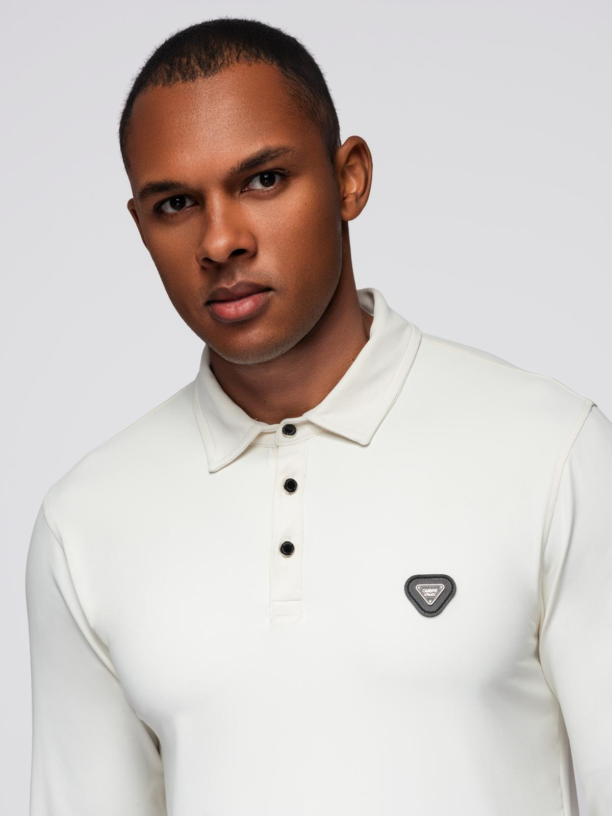 Ombre Clothing meeste pikkade varrukatega polosärk - Image 9