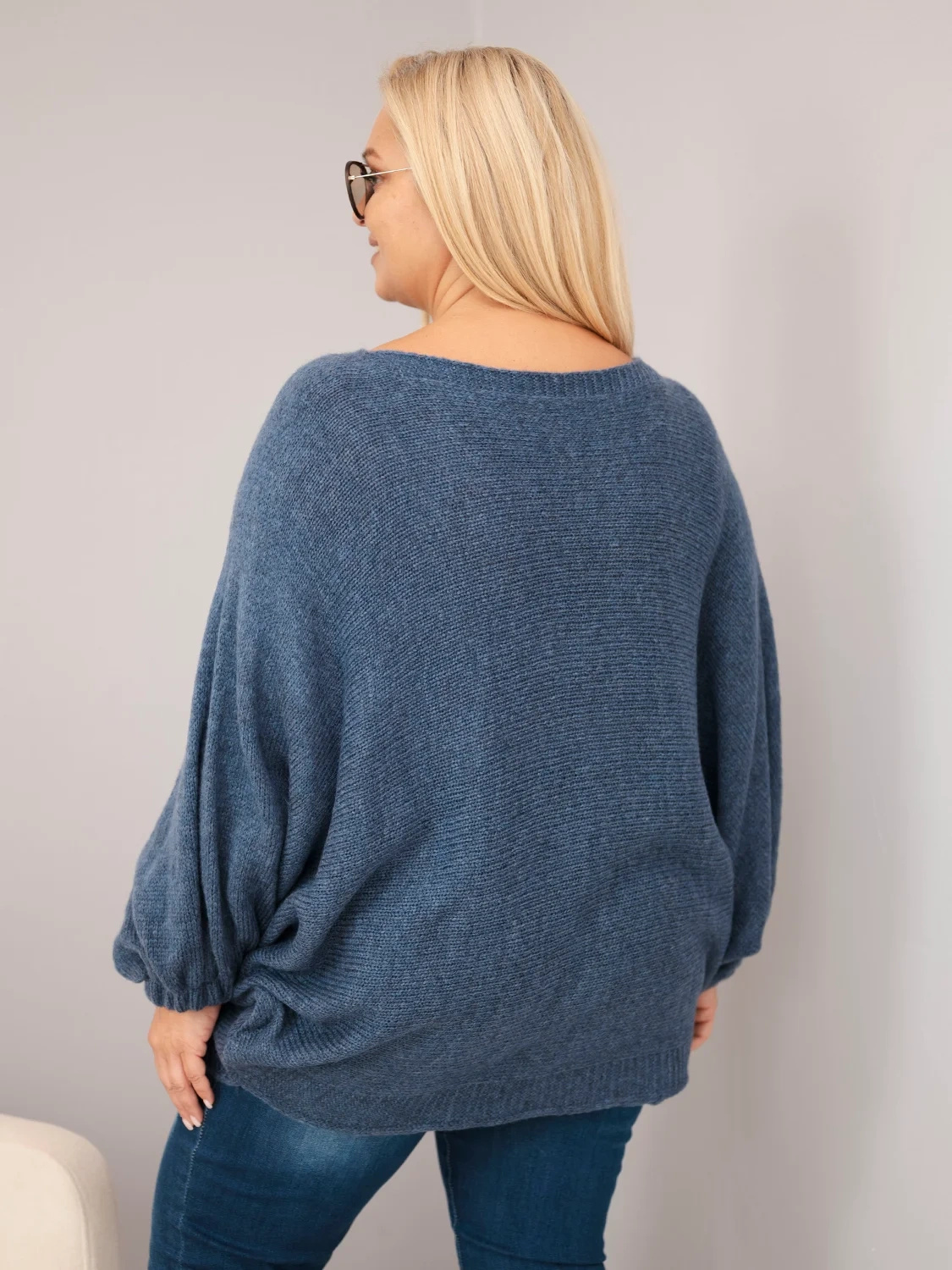 Naiste avara lõikega kampsun villaseguga Kesi Plus Size - Image 31