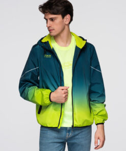 Meeste kapuutsiga üleminekujope Ombre Clothing