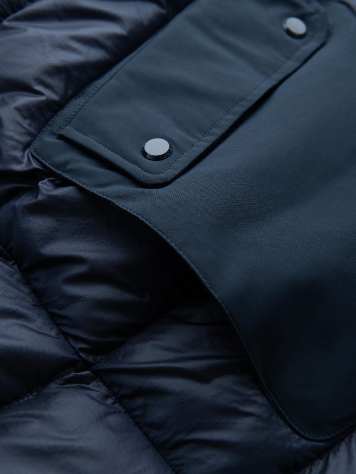 Meeste pikem tepitud talvejope kapuutsiga Ombre Clothing - Image 58