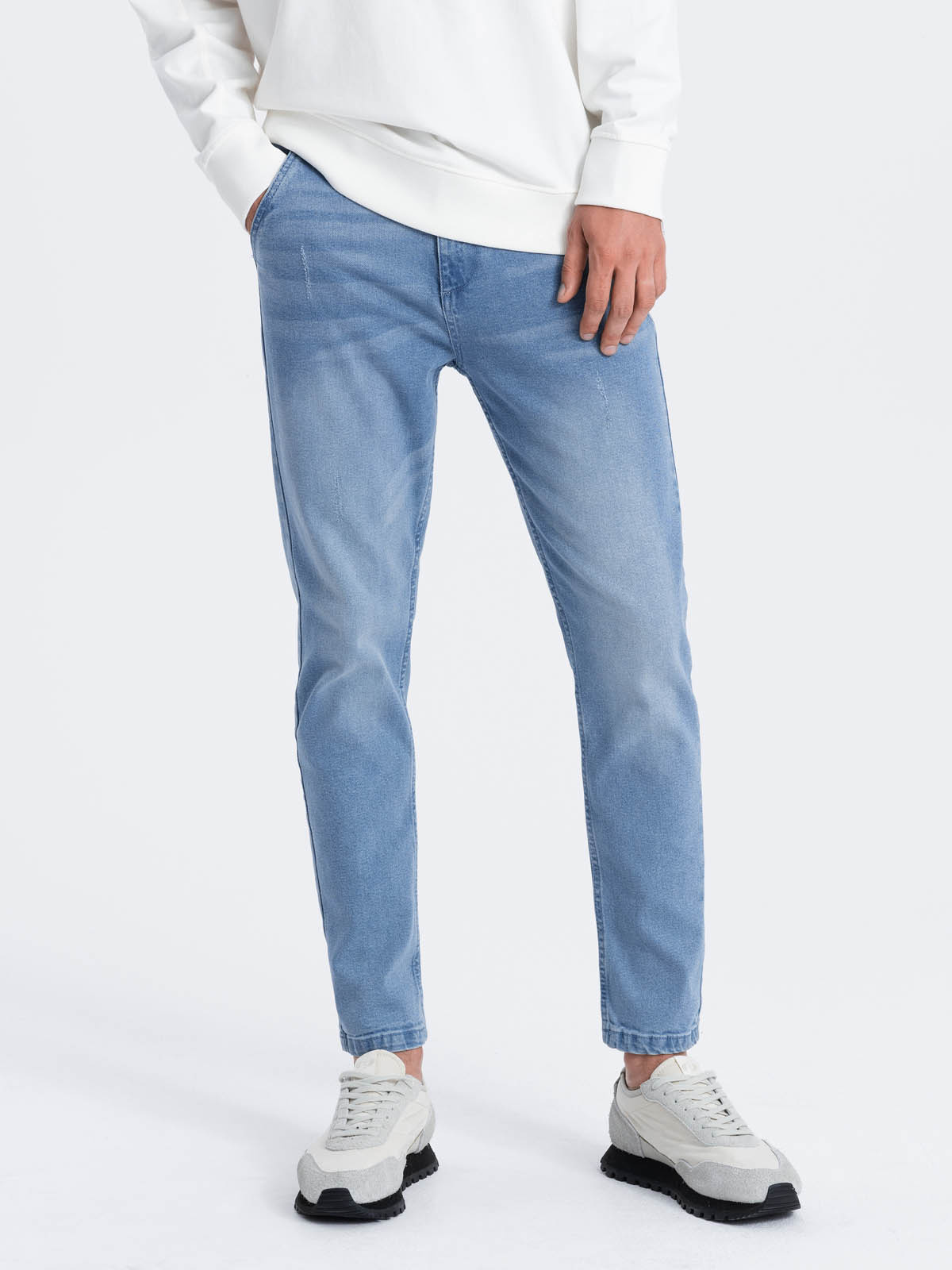 Ombre Clothing meeste kitsama lõikega teksapüksid - Image 1