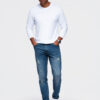 Ombre Clothing meeste teksapüksid kulutatud detailidega - Thumbnail Image 13