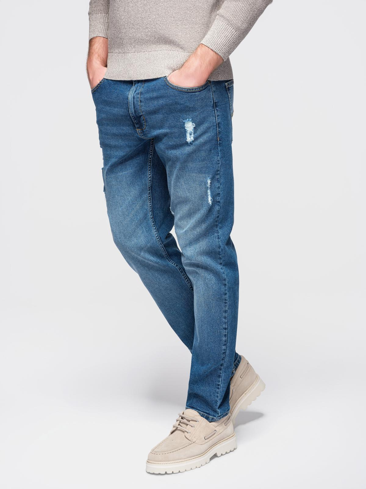 Ombre Clothing meeste teksapüksid kulutatud detailidega - Image 17