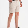 Ombre Clothing meeste lühikesed püksid nöörvööga - Thumbnail Image 4
