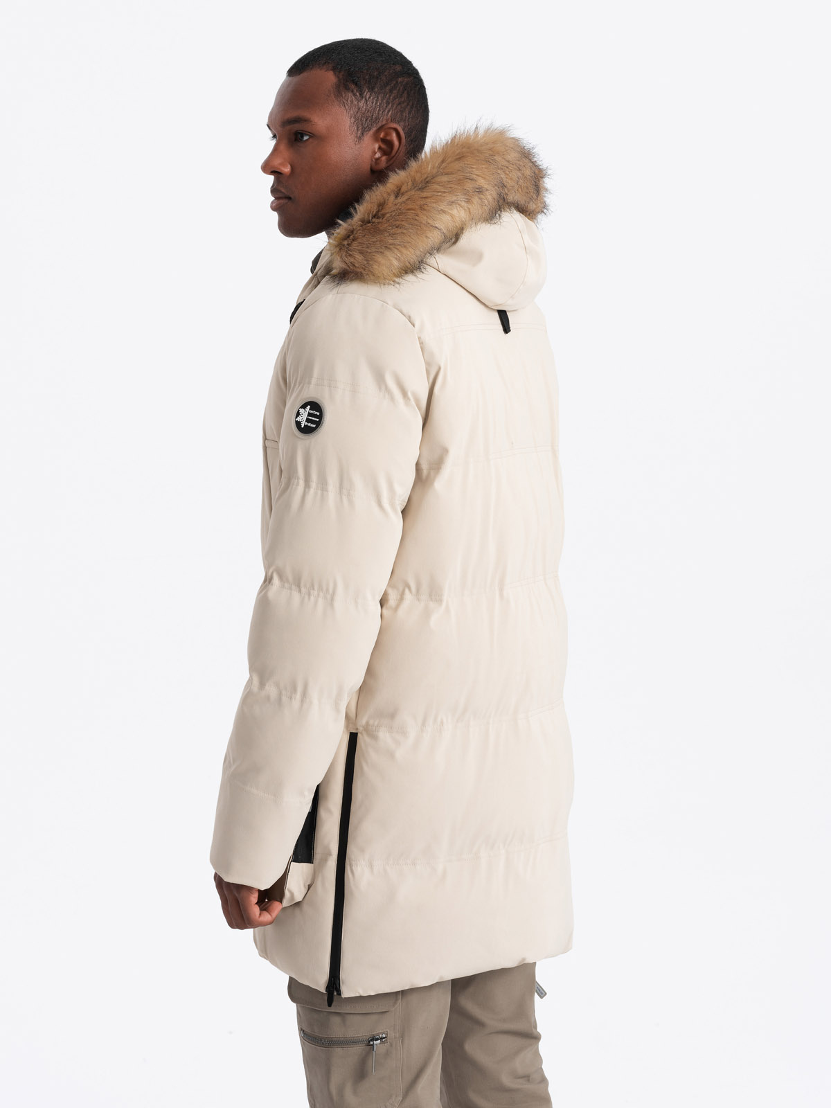 Meeste kapuutsiga talvejope Ombre Clothing - Image 11