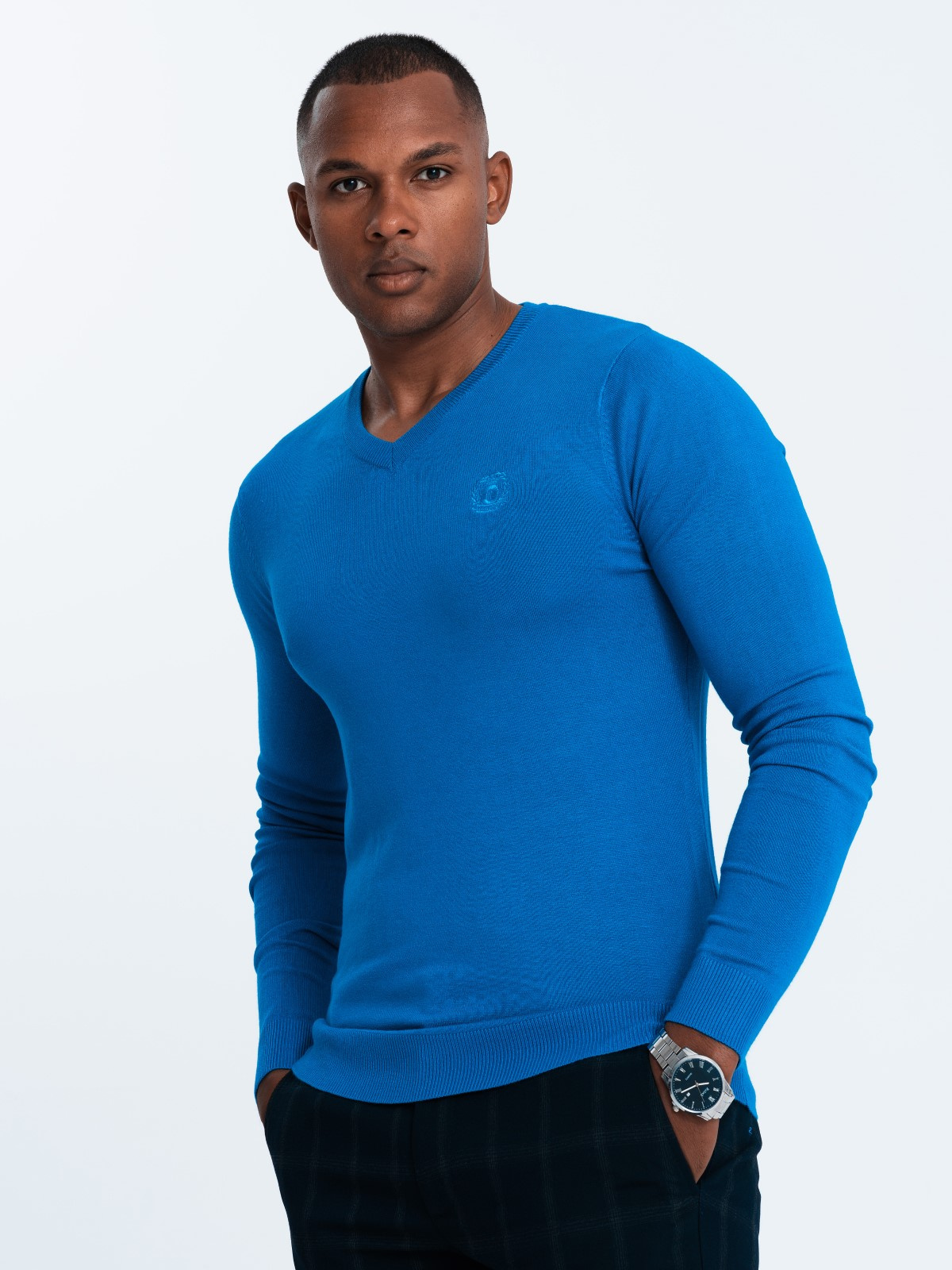 Ombre Clothing meeste V-kaelusega kampsun - Image 31