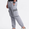 Meeste cargo-stiilis dressipüksid Ombre Clothing - Thumbnail Image 84