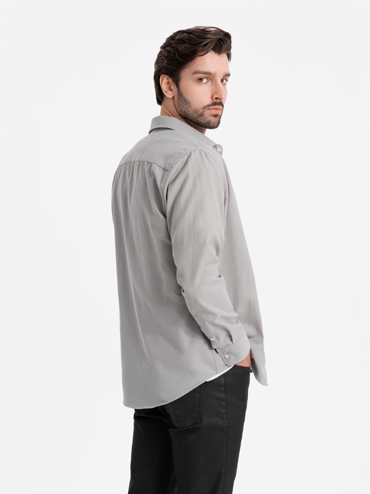 Meeste rinnataskuga triiksärk Ombre Clothing Regular Fit - Image 5