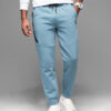 Ombre Clothing meeste dressipüksid paelte ja soonikutega - Thumbnail Image 1
