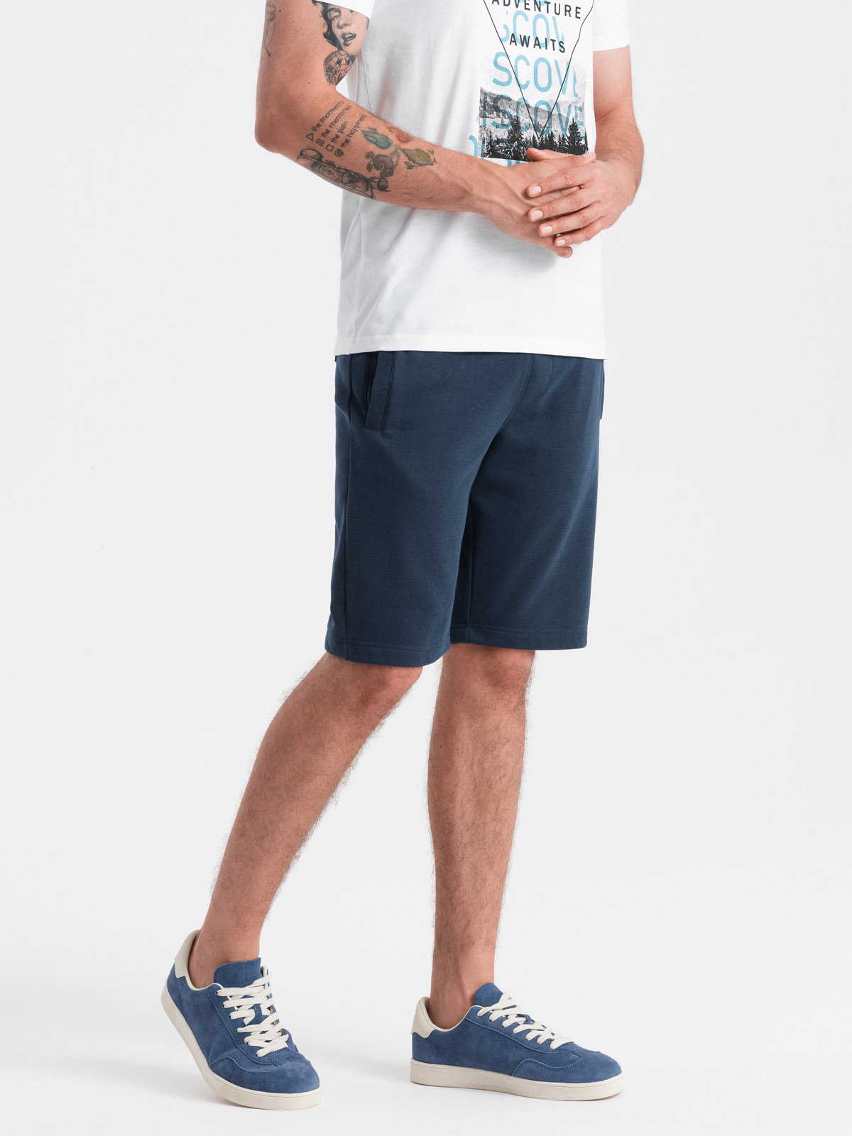 Meeste puuvillased dressilühikesed püksid Ombre Clothing - Image 4
