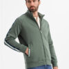 Ombre Clothing meeste lukuga pusa püstkrae ja triipudega - Thumbnail Image 10