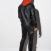 Meeste biker-stiilis jakk Ombre Clothing - Thumbnail Image 8