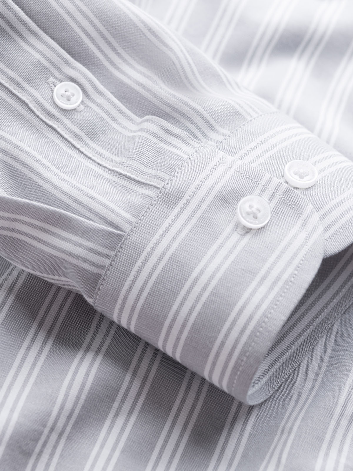 Meeste triibuline pikkade käistega triiksärk Ombre Clothing - Image 9