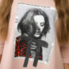 Kesi alt laienev printmustriga kleit - Thumbnail Image 4