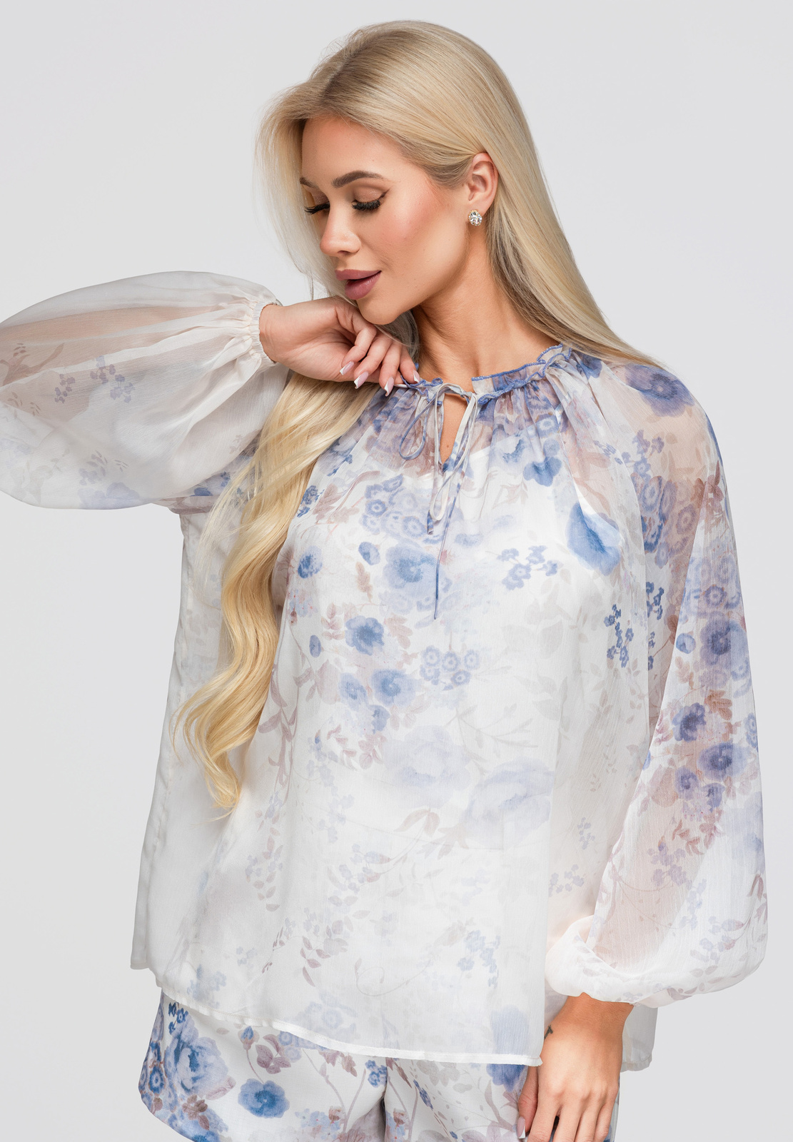 Ombre Clothing naiste pluus lipsudetailiga - Image 1