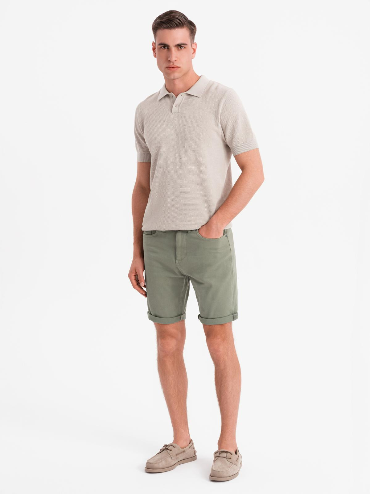 Ombre Clothing meeste lühikesed teksapüksid - Image 24