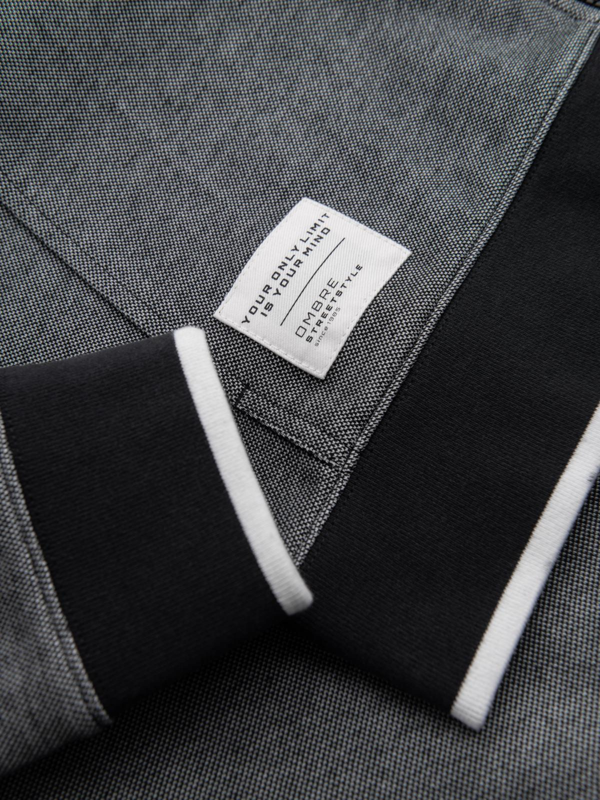 Ombre Clothing meeste lukuga kapuutsiga dressipluus - Image 6