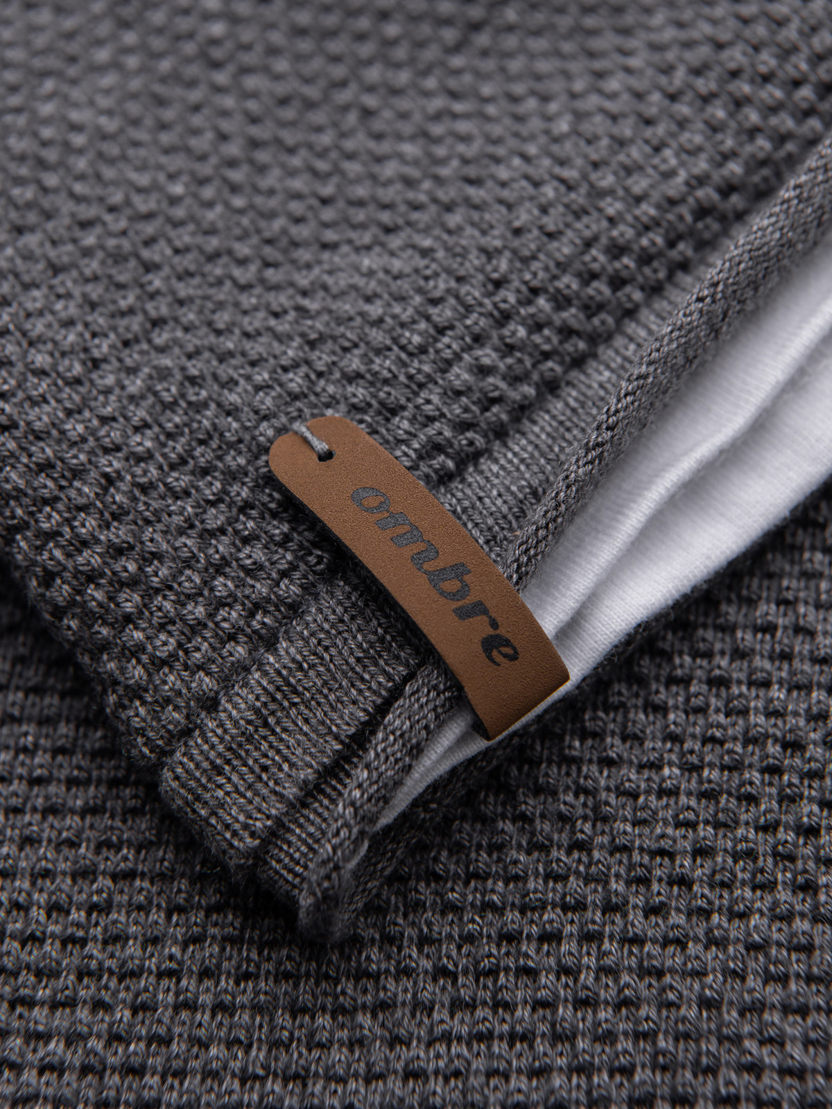 Meeste puuvillane ümara kaelusega kampsun Ombre Clothing - Image 14