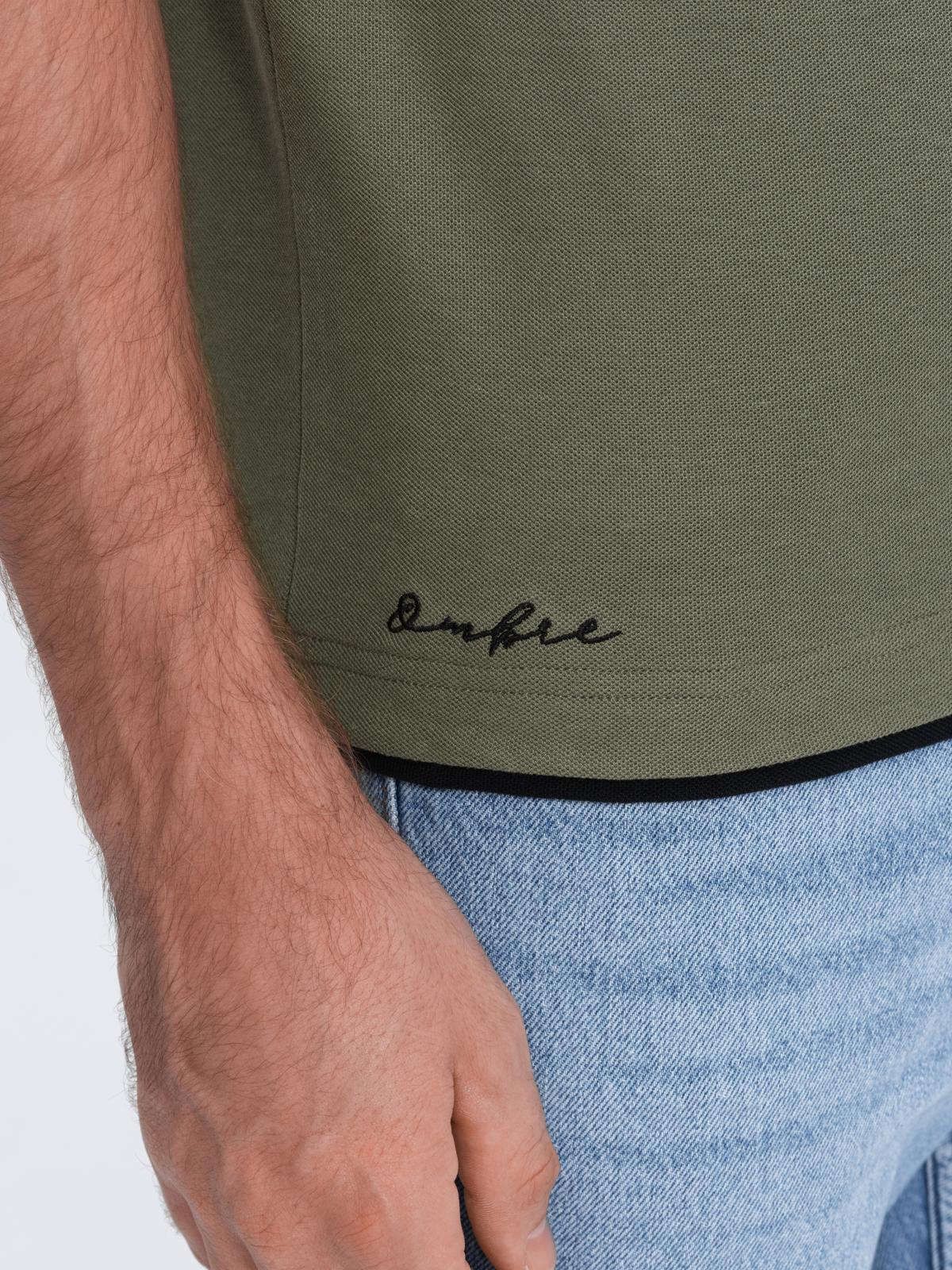 Meeste puuvillane polosärk Ombre Clothing - Image 117