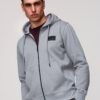 Meeste tõmblukuga kapuutsiga dressipluus Ombre Clothing - Thumbnail Image 2