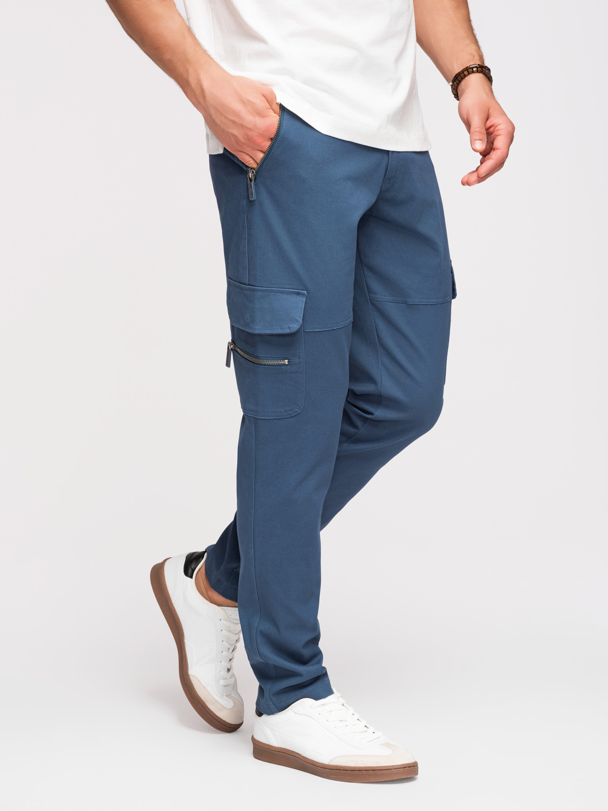 Meeste sirge lõikega cargo-püksid Ombre Clothing - Image 20