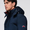 Ombre Clothing meeste puhvjakk kapuutsiga - Thumbnail Image 3