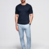 Meeste kootud T-särk Ombre Clothing - Thumbnail Image 4