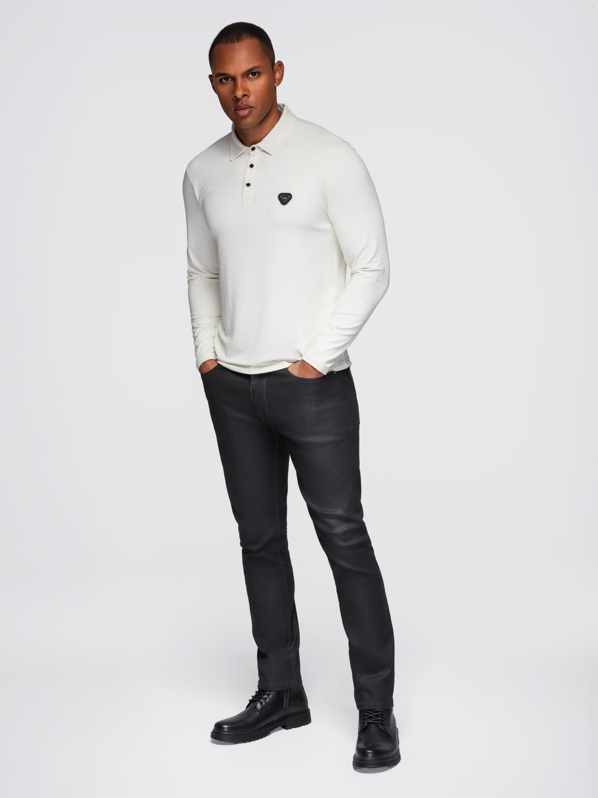 Ombre Clothing meeste pikkade varrukatega polosärk - Image 10