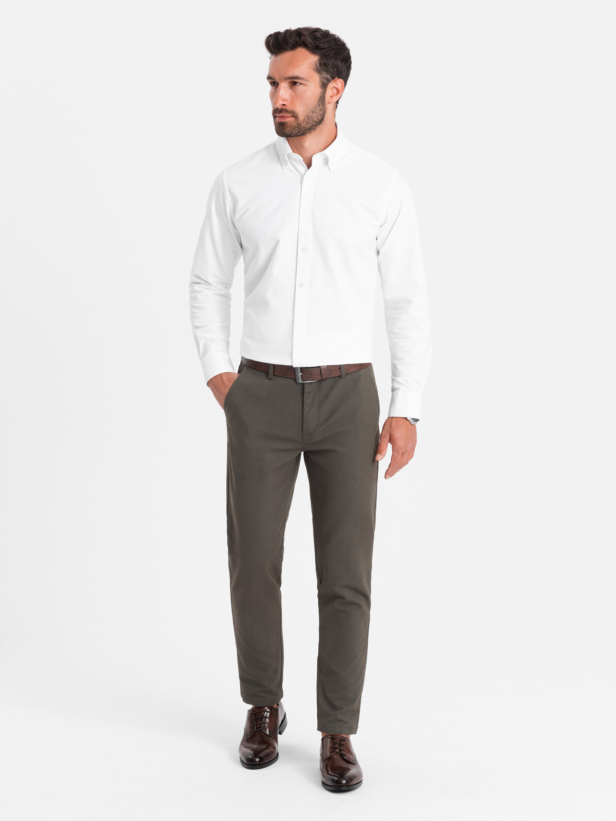 Klassikalised meeste chinopüksid Ombre Clothing - Image 11