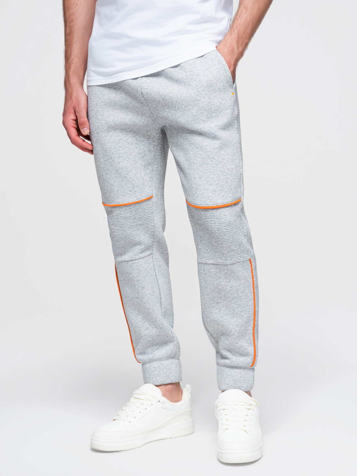 Ombre meeste dressipüksid kontrastsete detailidega - Image 1
