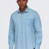Ombre Clothing meeste pikkade käistega puuvillane triiksärk - Thumbnail Image 4