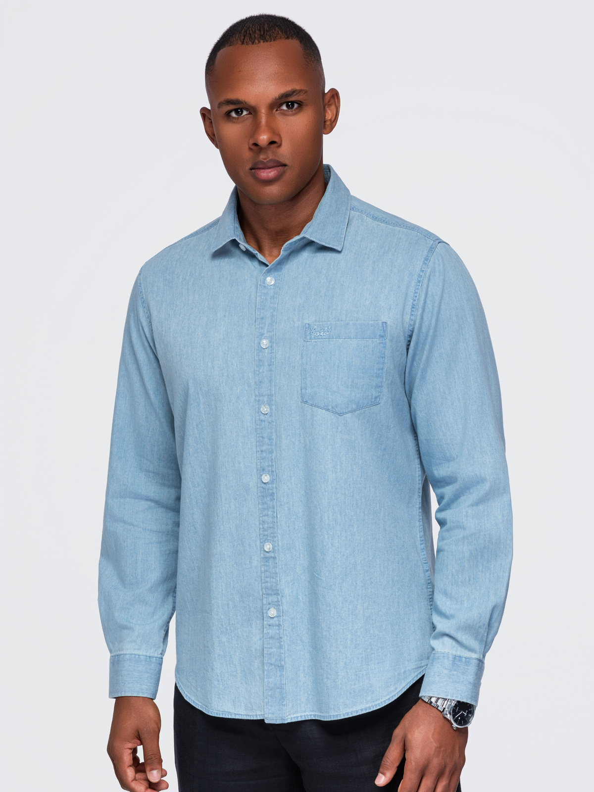 Ombre Clothing meeste pikkade käistega puuvillane triiksärk - Image 4