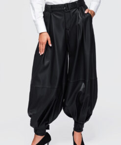 Ombre Clothing kõrge pihaga avara lõikega naiste püksid