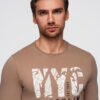 Ombre Clothing meeste pikkade käistega T-särk trükisega - Thumbnail Image 2