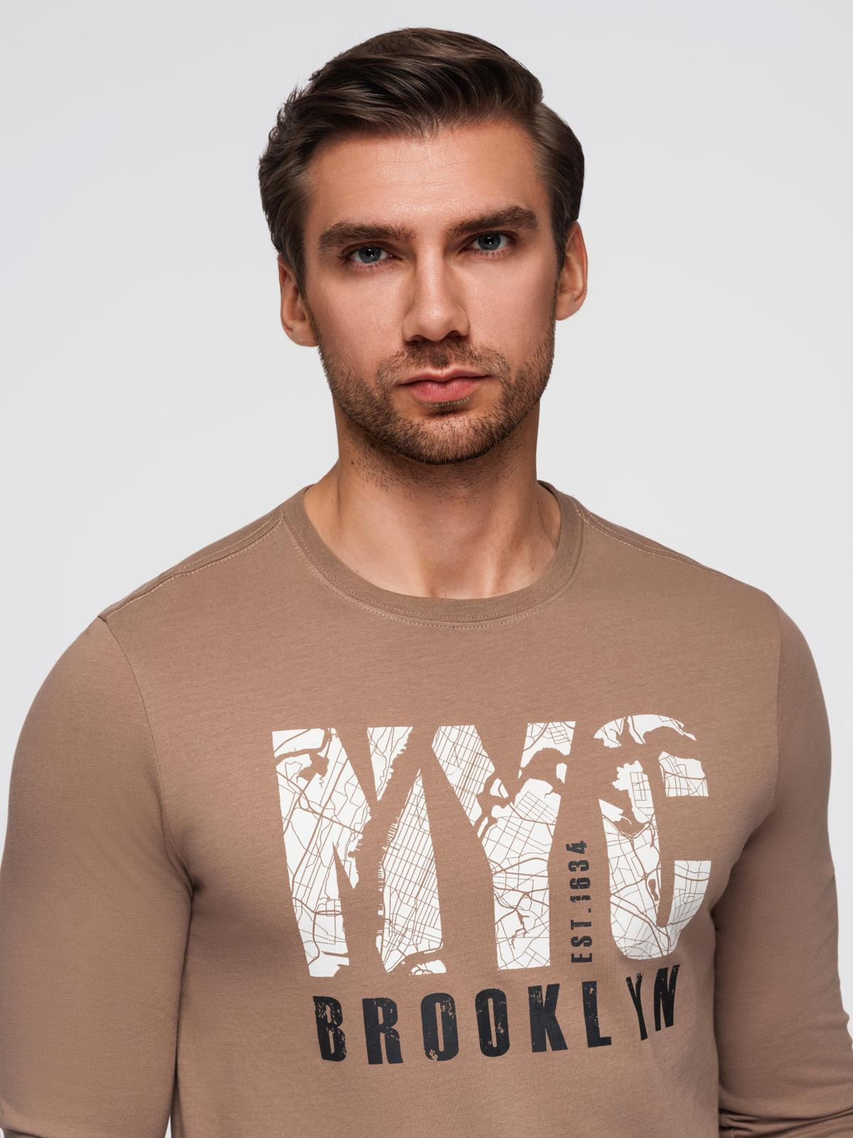 Ombre Clothing meeste pikkade käistega T-särk trükisega - Image 2