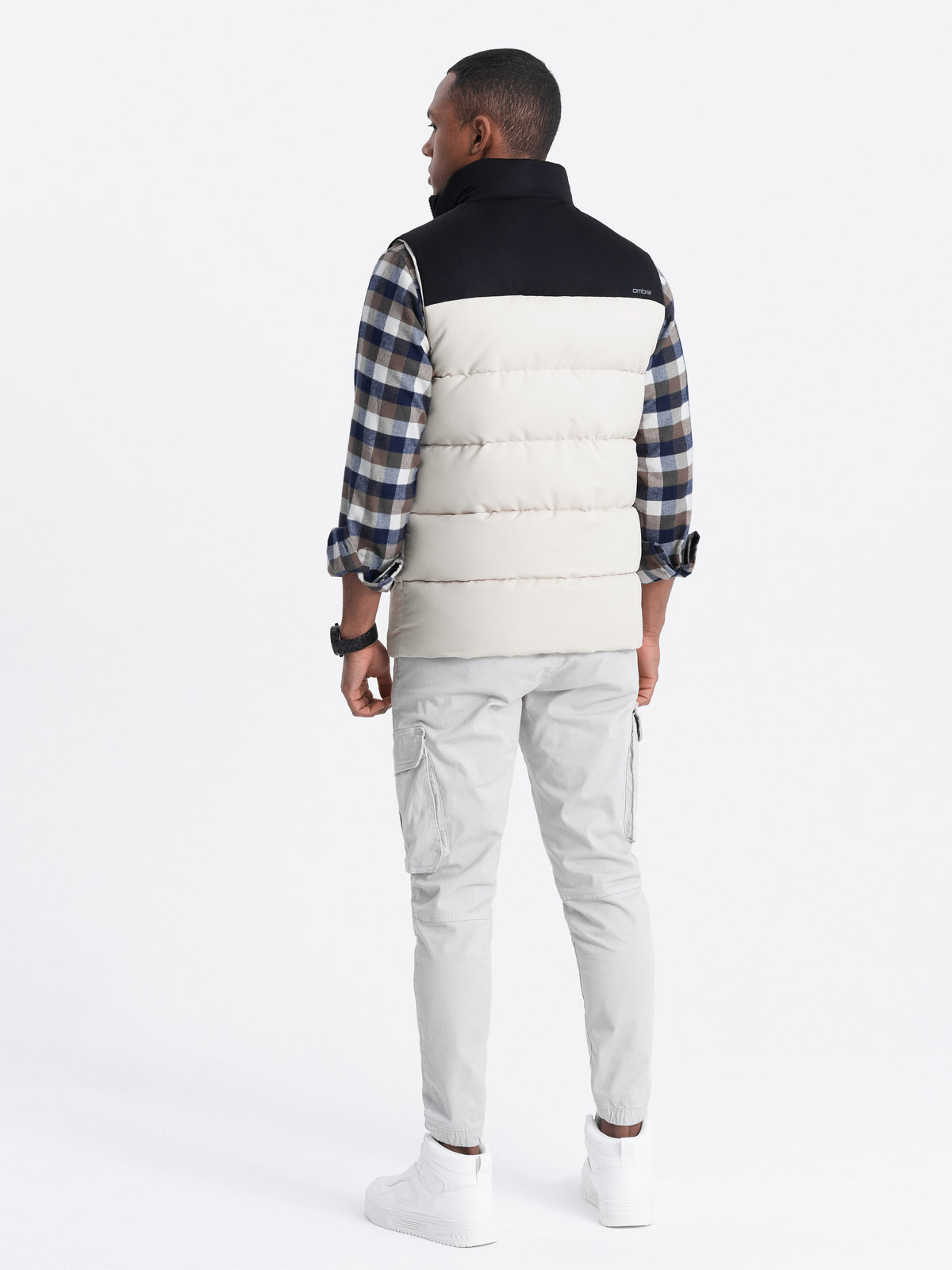 Meeste tepitud vest Ombre Clothing - Image 11