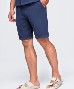 Meeste lühikesed püksid tekstuursest puuvillast Ombre Clothing