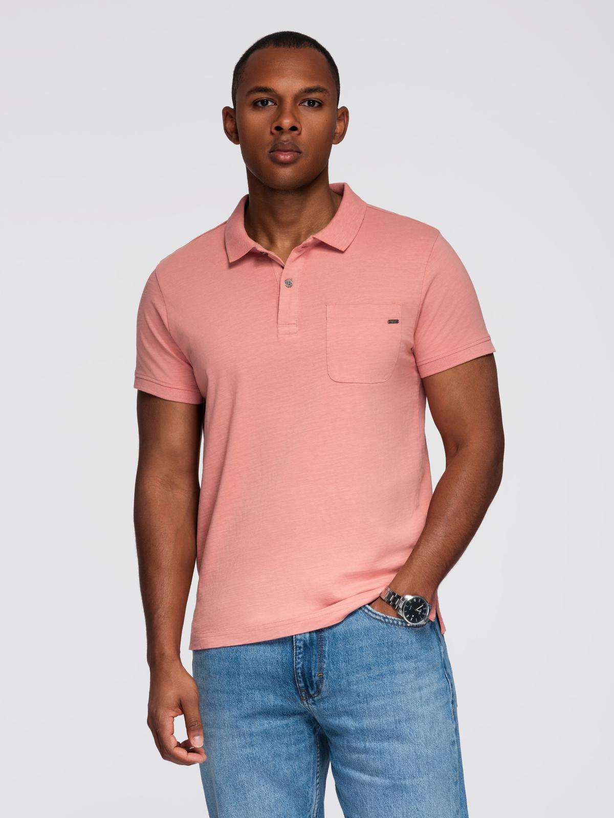 meeste polo t-särk - maroon v6 s1744 - Image 26