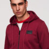 Meeste tõmblukuga kapuutsiga dressipluus Ombre Clothing - Thumbnail Image 20