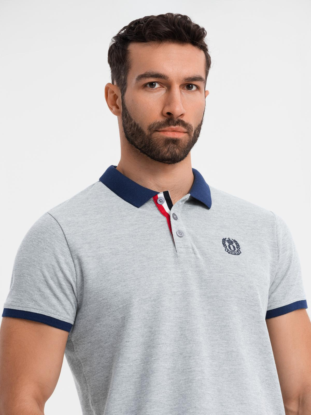 Meeste puuvillane polosärk Ombre Clothing - Image 1