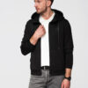 Ombre Clothing meeste lukuga kapuutsiga dressipluus - Thumbnail Image 3