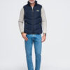 Meeste tepitud vest püstkrae ja tõmblukuga taskutega Ombre Clothing - Thumbnail Image 24