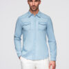 Ombre Clothing meeste teksasärk rinnataskutega - Thumbnail Image 4