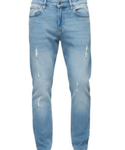 Ombre Clothing meeste teksapüksid kulutatud detailidega