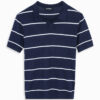 Meeste kootud triibuline polosärk Ombre Clothing - Thumbnail Image 10