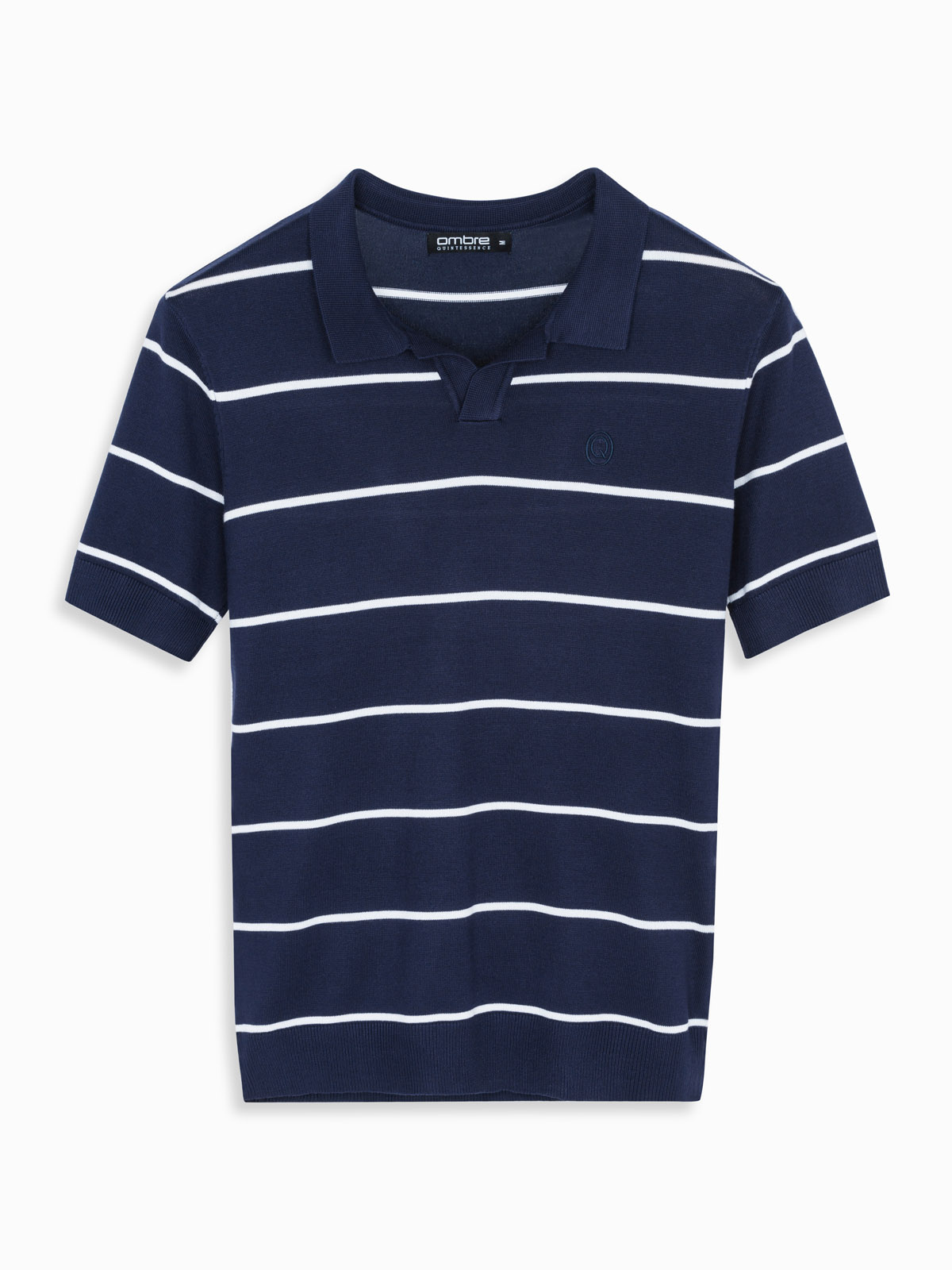 Meeste kootud triibuline polosärk Ombre Clothing - Image 10